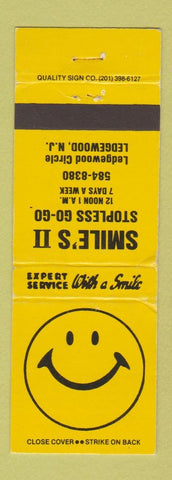 Matchbook Cover - Smile's II Ledgewood NJ