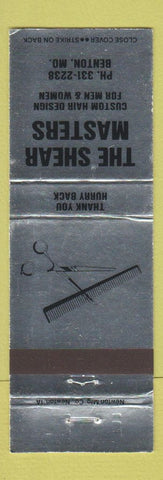 Matchbook Cover - Shear Masters Salon Benton MO