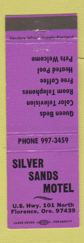 Matchbook Cover - Silver Sands Motel Florence OR