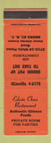 Matchbook Cover - Edwin Chan Chinese Restaurant Bronx NY