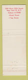 Matchbook Cover - Mister J New York City restaurant WEAR