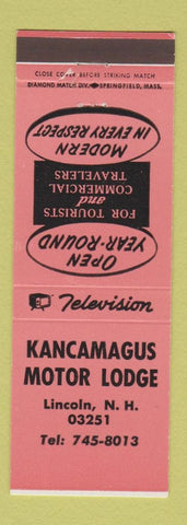 Matchbook Cover - Kancamagus Motor Lodge Lincoln NH
