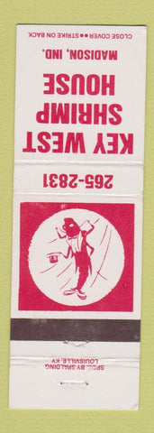 Matchbook Cover - Key West Shrimp House Madison IN