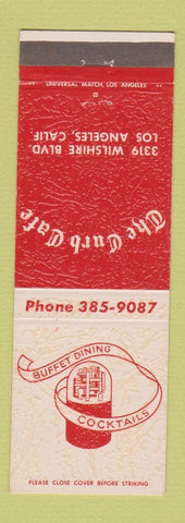 Matchbook Cover - The Curb Cafe Los Angeles CA