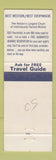 Matchbook Cover - Town & Country Motel Clinton IL Best Western