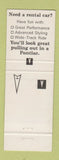 Matchbook Cover - Hilton Hotel Honolulu Hawaii