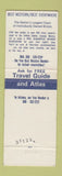 Matchbook Cover - Robbins Motel Restaurant Vandalia IL Best Western