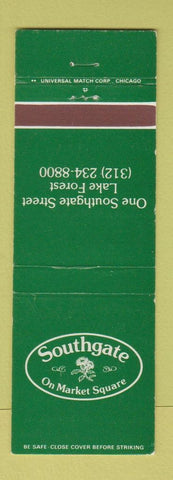 Matchbook Cover - Southgate On Market Square