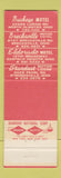 Matchbook Cover - Buckeye Stardust Eldorado Brecksville Motel Cleveland OH