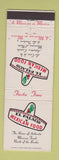 Matchbook Cover - El Palacio Mexican Restaurant CHAIN