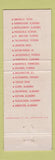 Matchbook Cover - El Palacio Mexican Restaurant CHAIN