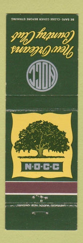 Matchbook Cover - New Orleans Country Club LA