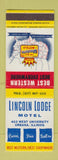 Matchbook Cover - Lincoln Lodge Motel Urbana IL Carson Pirie Scott