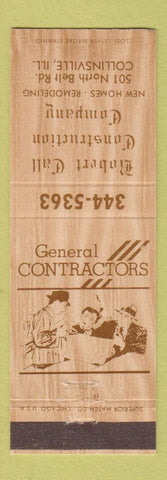 Matchbook Cover - Robert Call Construction Collinsville IL