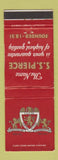Matchbook Cover - SS Pierce Boston MA