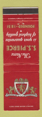Matchbook Cover - SS Pierce Boston MA