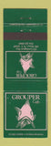 Matchbook Cover - Grouper Cafe Mt Kisco NY