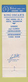 Matchbook Cover - KO's Smorgasbord Seattle WA