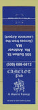 Matchbook Cover - Camelot Pub Sports Lounge North Andover MA