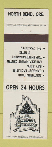 Matchbook Cover - Timber Country Restaurant North Bend OR