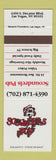 Matchbook Cover - Scoundrels Pub Las Vegas NV