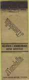 Matchbook Cover - Mandell's Apparel Clovis Carlsbad NM