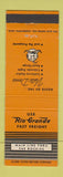 Matchbook Cover - Rio Grande Railroad