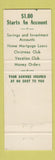 Matchbook Cover - Alvin Federal Savings and Loan Philadelphia PA 1963 WEAR