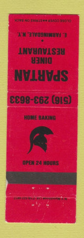 Matchbook Cover - Spartan Diner Restaurant East Farmingdale NY WEAR