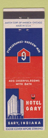 Matchbook Cover - Hotel Gary IN