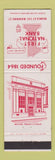 Matchbook Cover - 1st National Bank Milton PA
