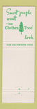 Matchbook Cover - Clothes Tree Pomapano Beach FL