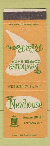 Matchbook Cover - Newhouse Coffee Shop Hotel Salt Lake City UT