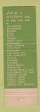 Matchbook Cover - Newhouse Coffee Shop Hotel Salt Lake City UT
