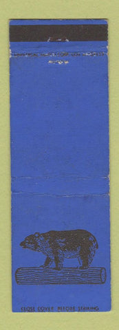 Matchbook Cover - Golden Bear Lumber Corp Los Angeles CA
