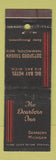 Matchbook Cover - Dearborn Inn MI Big Bay Hotel Big Bay MI Farmington