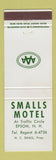 Matchbook Cover - Smalls Motel Epsom NH