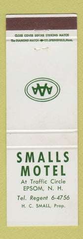 Matchbook Cover - Smalls Motel Epsom NH