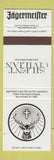Matchbook Cover - Jagermeister Liquor Silent Civilian