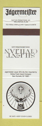 Matchbook Cover - Jagermeister Liquor Silent Civilian