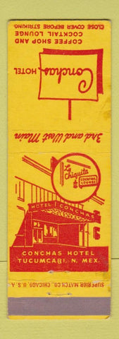 Matchbook Cover - Conchas Hotel Tucumcari NM WEAR