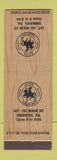 Matchbook Cover - Ritter Knight Craft Emmaus PA