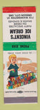 Matchbook Cover - Vincent's Ice Cream Oregon City OR