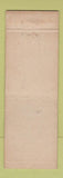 Matchbook Cover - Market Hotel Harrisburg PA