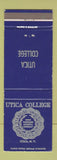 Matchbook Cover - Utica College NY