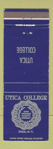 Matchbook Cover - Utica College NY