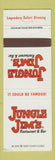 Matchbook Cover - Jungle Jim's Orlando Lake Buena Vista FL Myrtle Beach SC