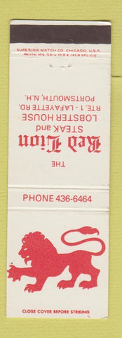 Matchbook Cover - Red Lion Steak Lobster House Portsmouth NH