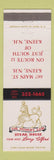 Matchbook Cover - Hungry Lion Steak House Keene NH