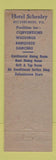 Matchbook Cover - Hotel Schenley Pittsburgh PA